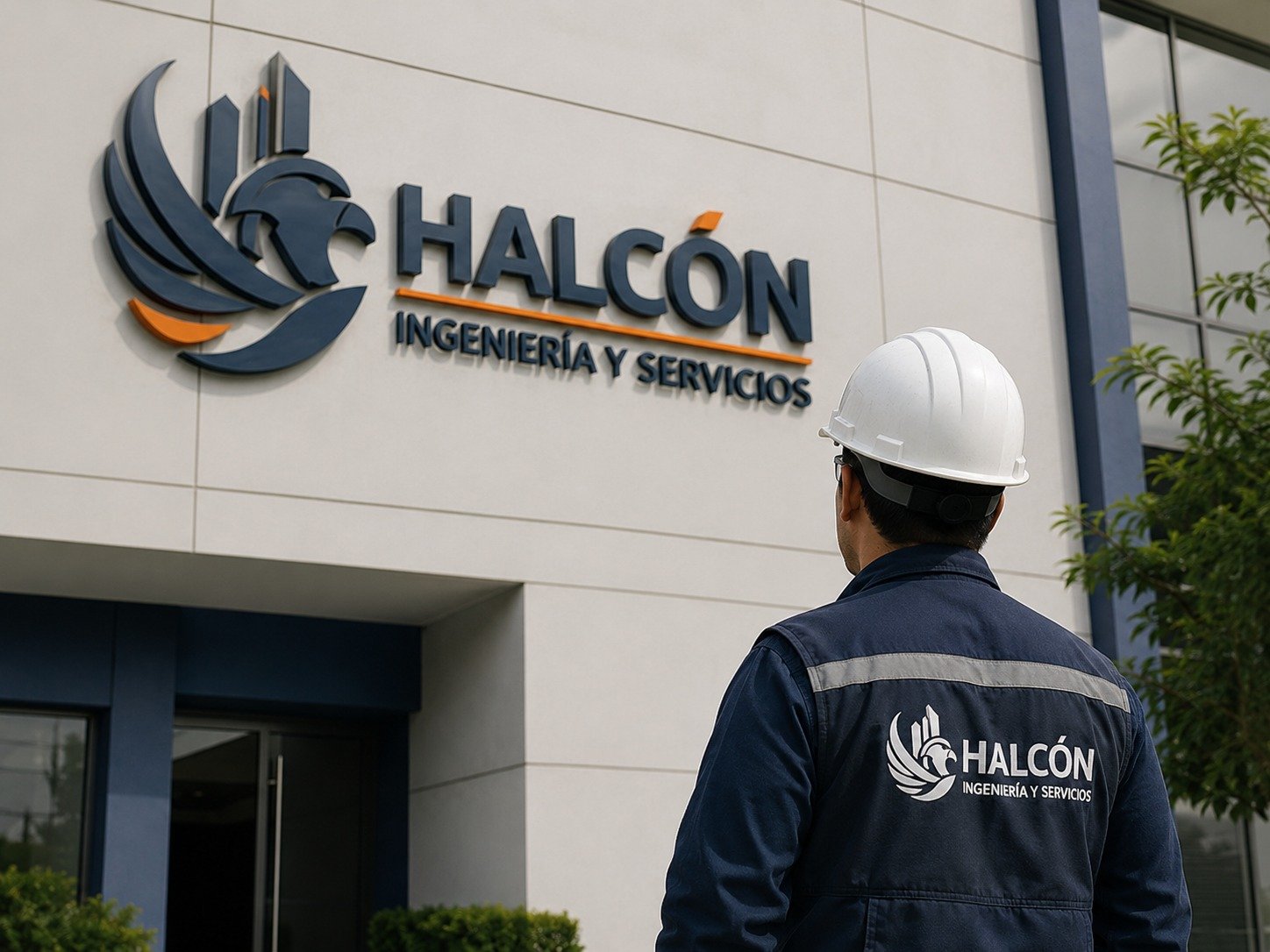 Equipo HALCÓN revisando planos en obra